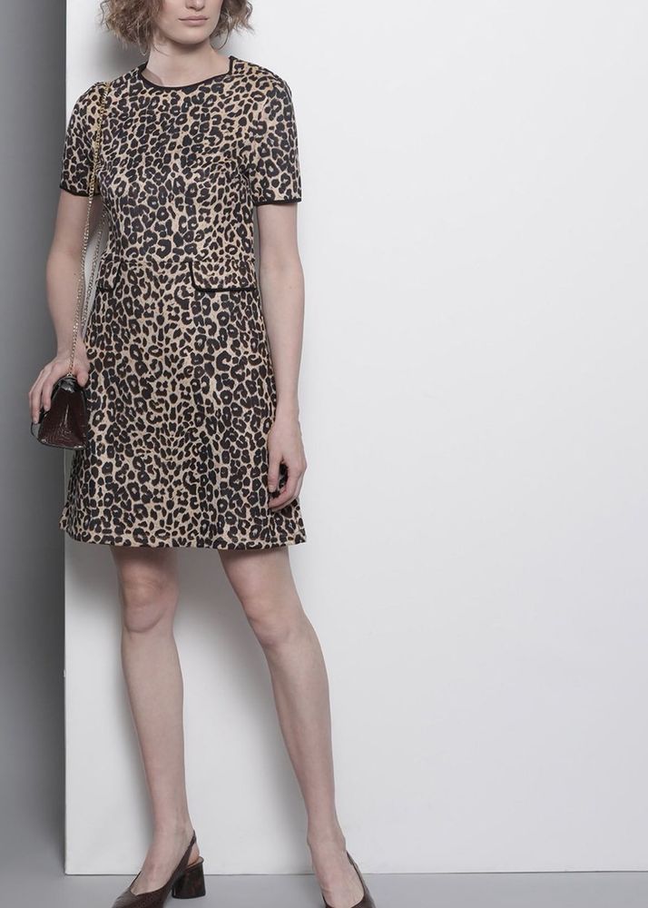 Fierce Leopard Print Dress-Dorothy Perkins