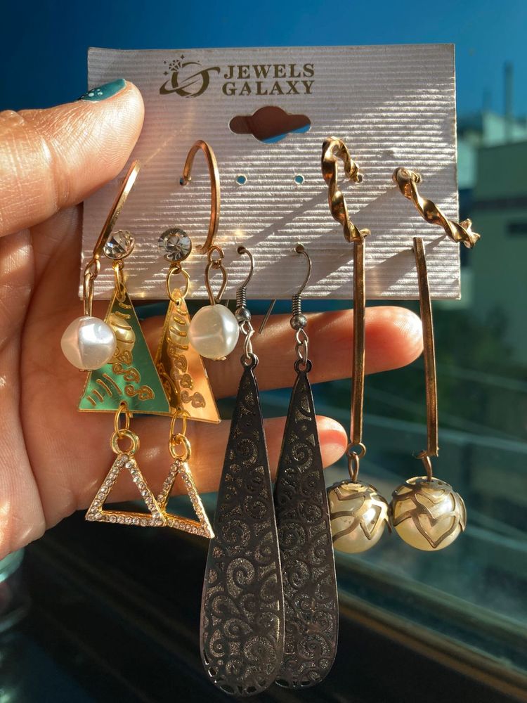 Earrings Card 5 Combo Set