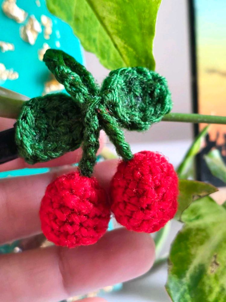 Cherry Hair Clip