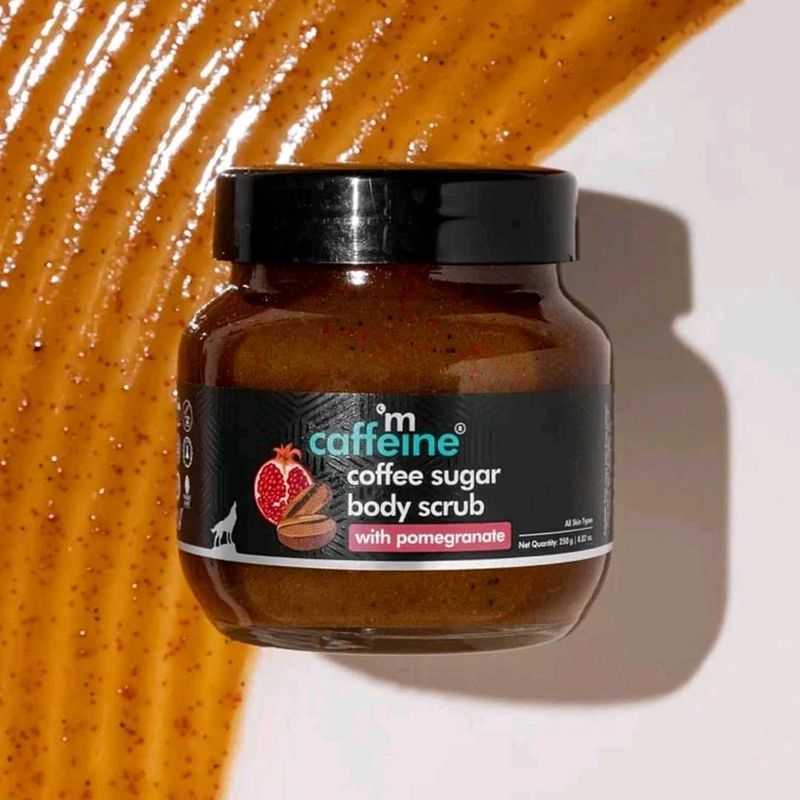 Coffee Sugar Body Scrub with Pomegranate - 250g