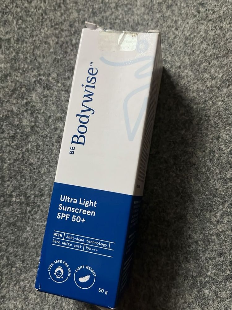 Bodywise Ultra Light Sunscreen SPF 50+