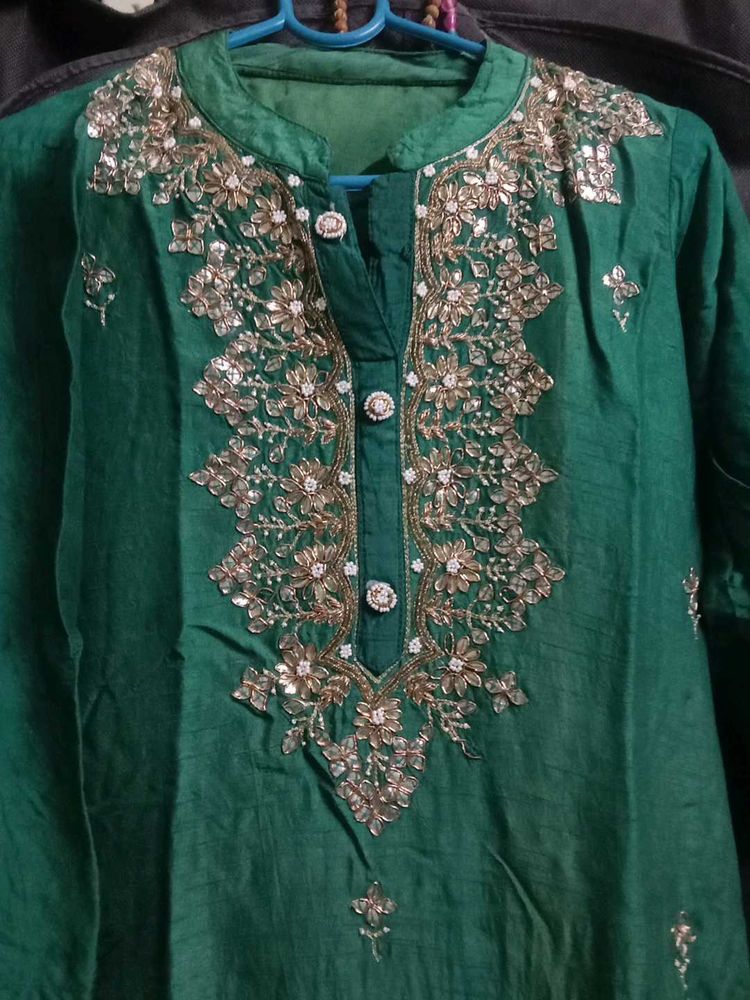 Emeraled Green Suit Set