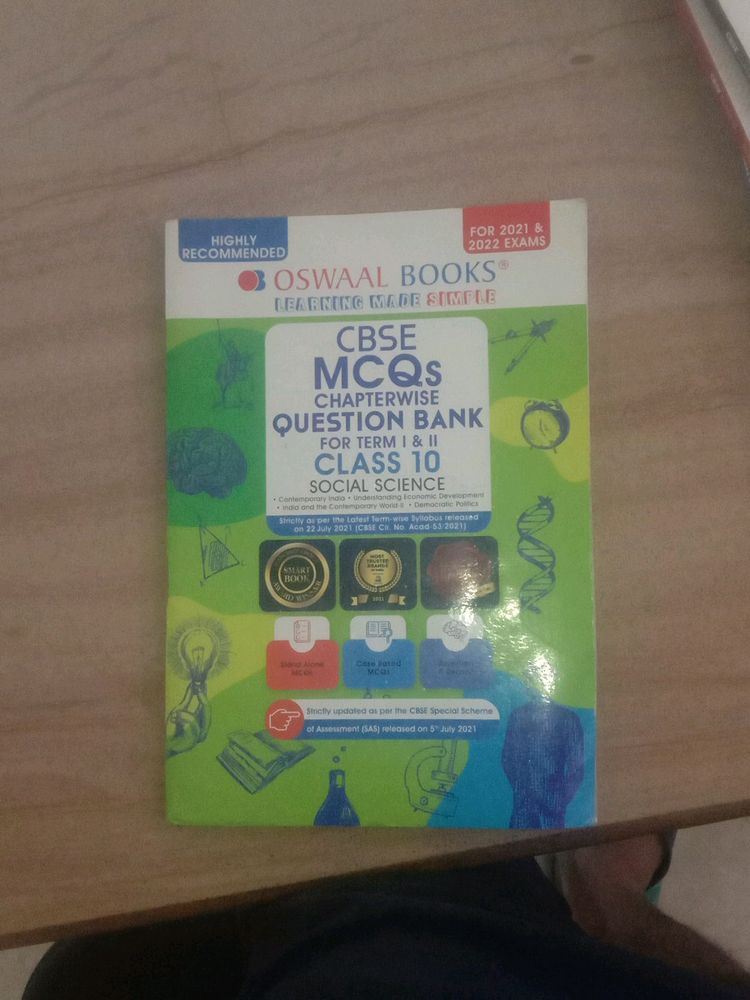 Oswaal Class10 Sst Mcq Question Bank Latest Editio