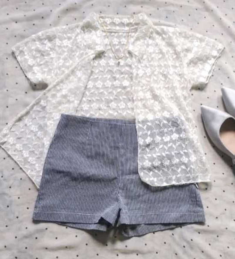 White Lace Top