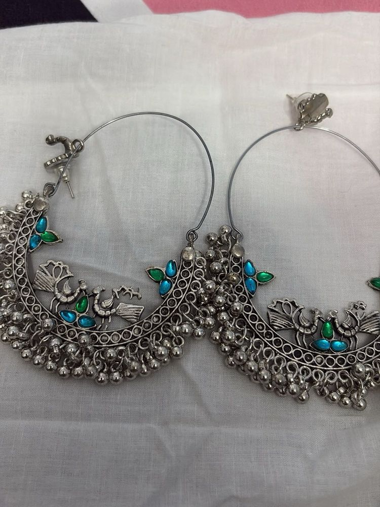 Hoop Jhumka Earrings
