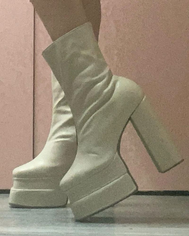 Ankle Platform Boots 🍦🎀