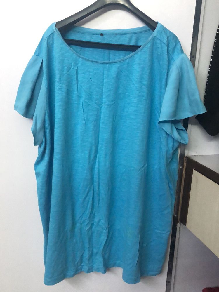 Long Blue Tshirt