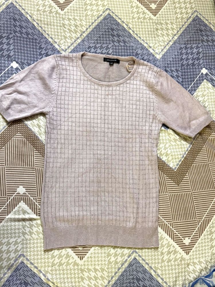 Mauve Short Sleeve Top