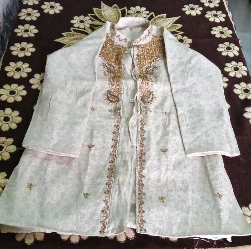 Elegant Embroidered Sherwani