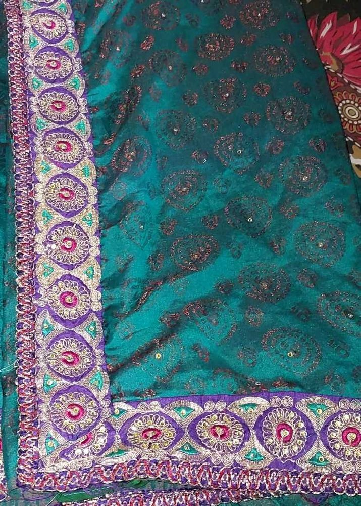 Heavy Border Ethnic saree