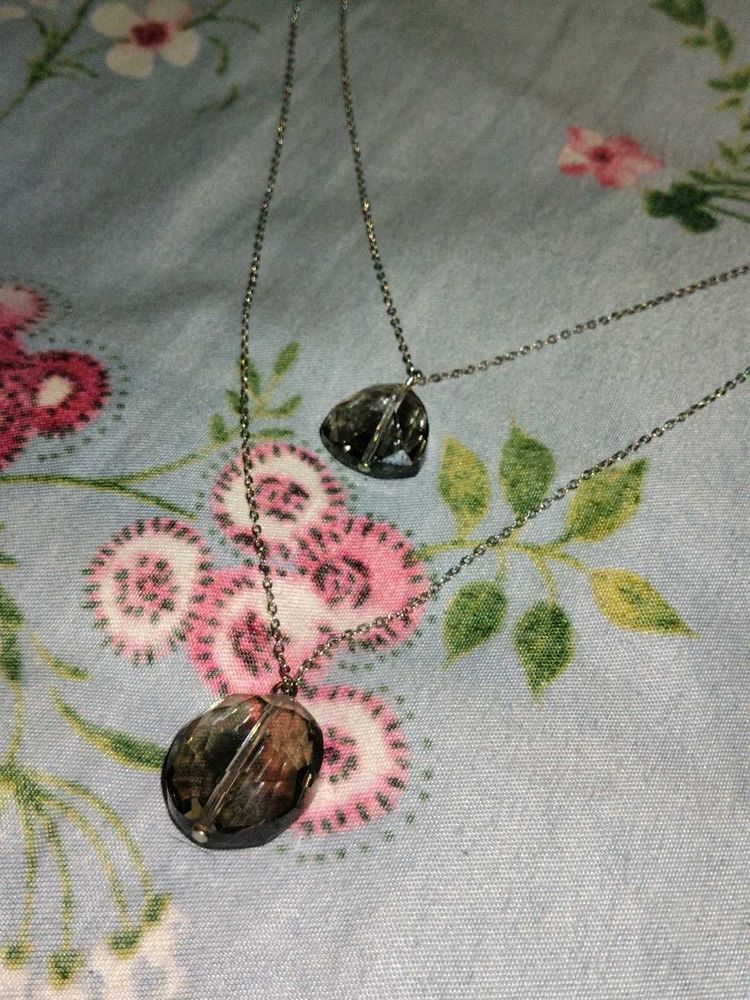 Layered Stone Pendants