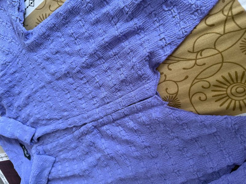 Vintage Lavender Textured Top