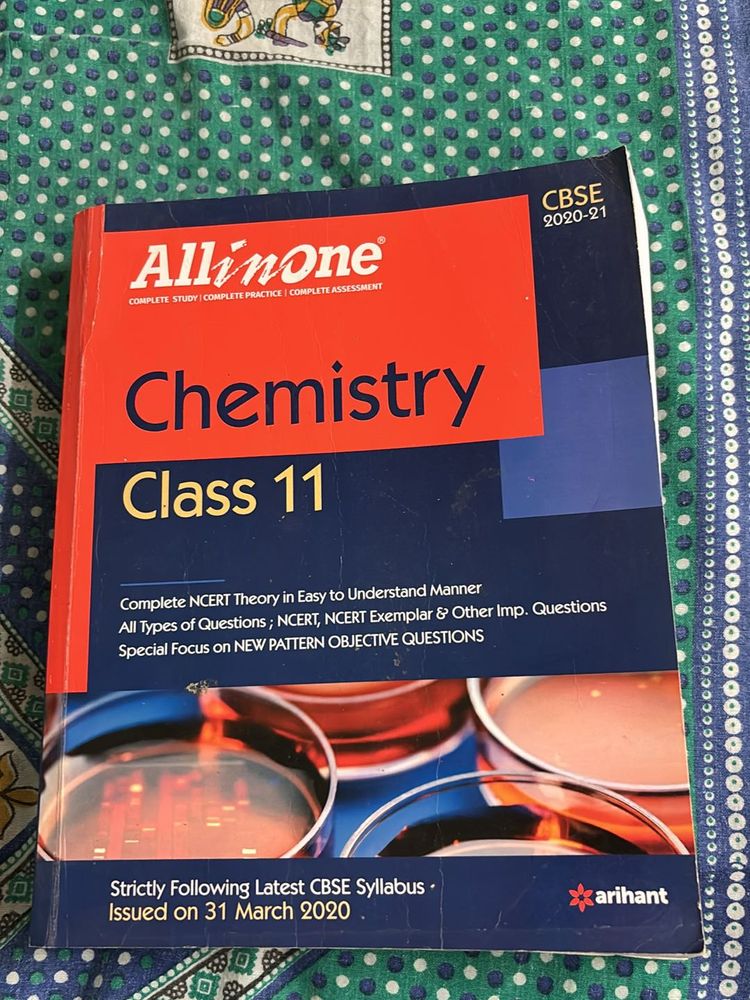 Class 11 Chemistry All In One Arihant