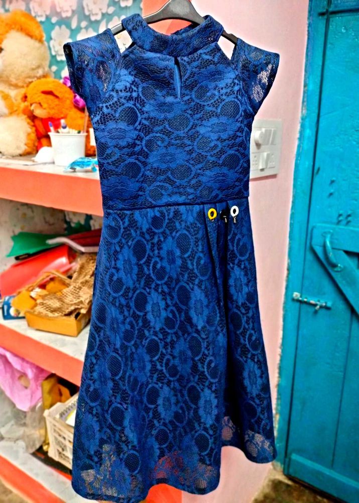 Blue Lace Dress