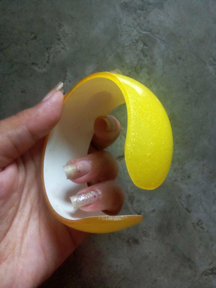 Sparkly Yellow Bangle