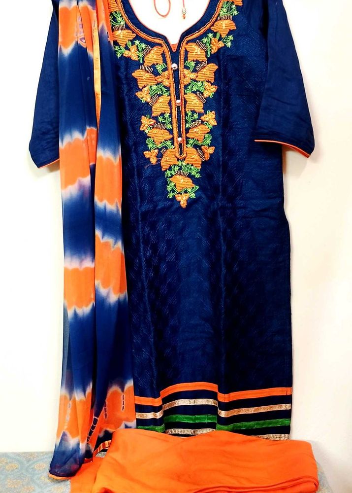 Navy Blue Salwar Suit