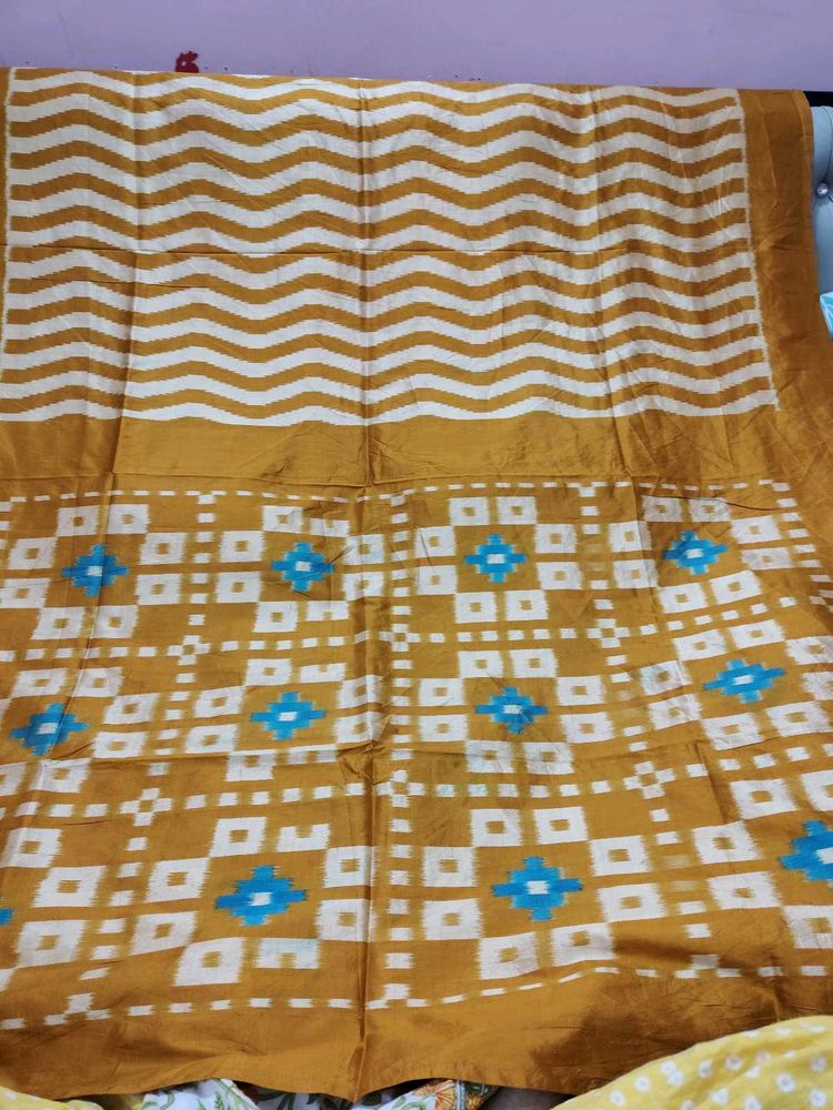Pure Silk Ikkat Saree