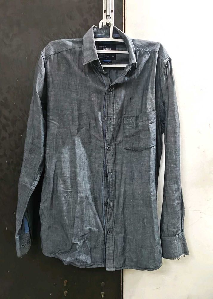 Men's Casual Grey Shirt