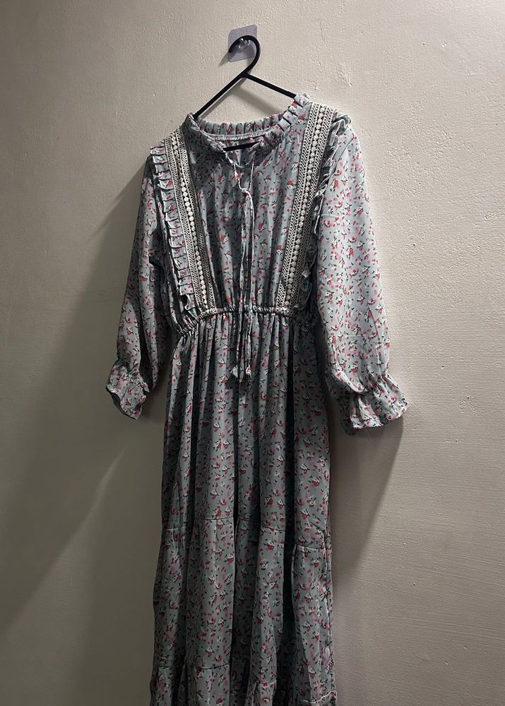 Floral Print Midi Dress