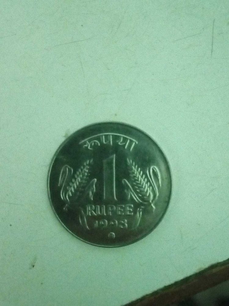 Brand New 1 Rupee Coin(1998)