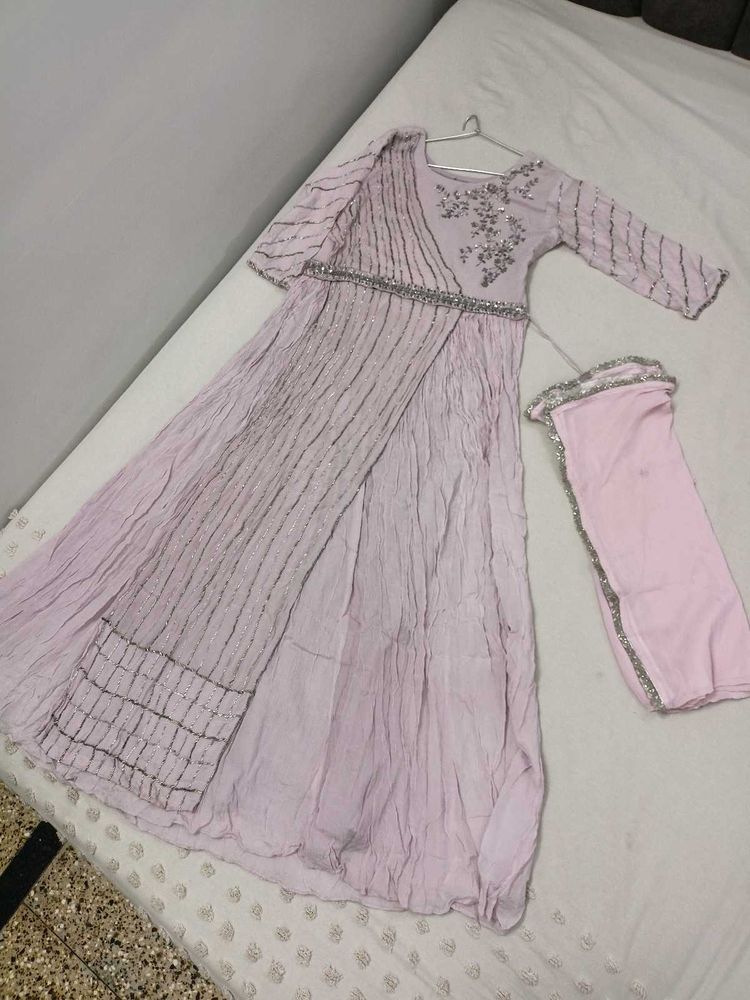 Elegant Light Levender Gown