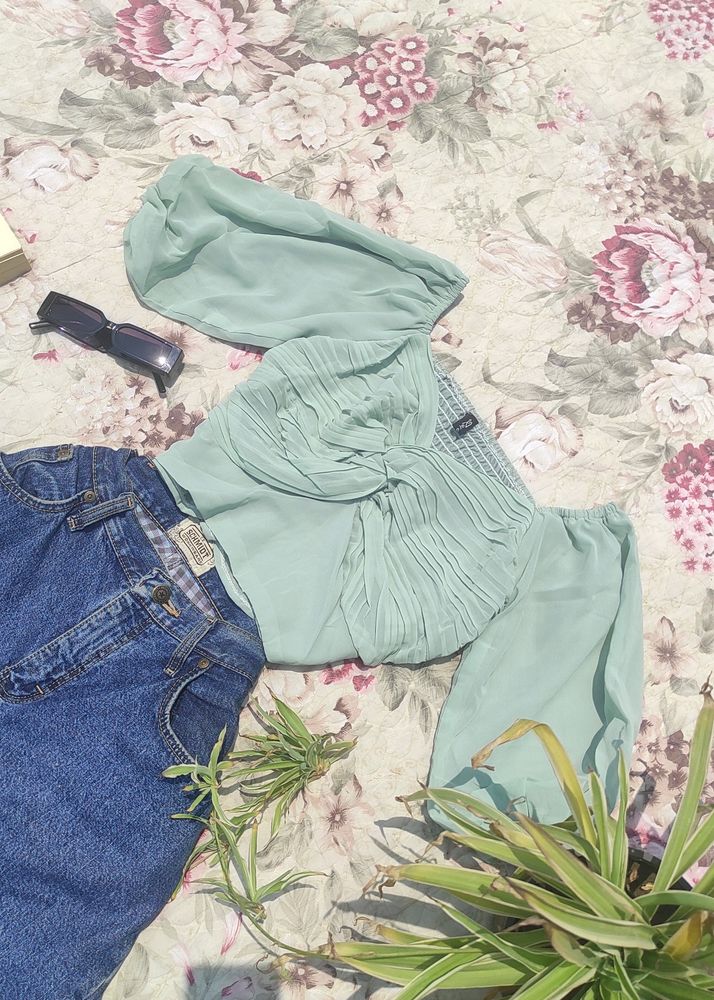 Beautiful Korean Crop Top