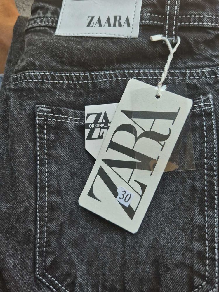 Zara Black Wash Jeans - Size 30