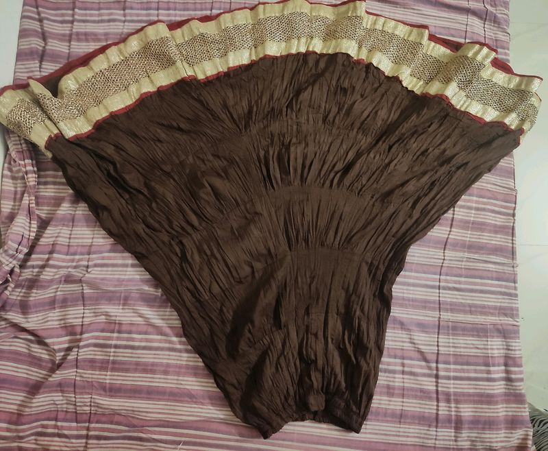 Brown Ethnic Skirt
