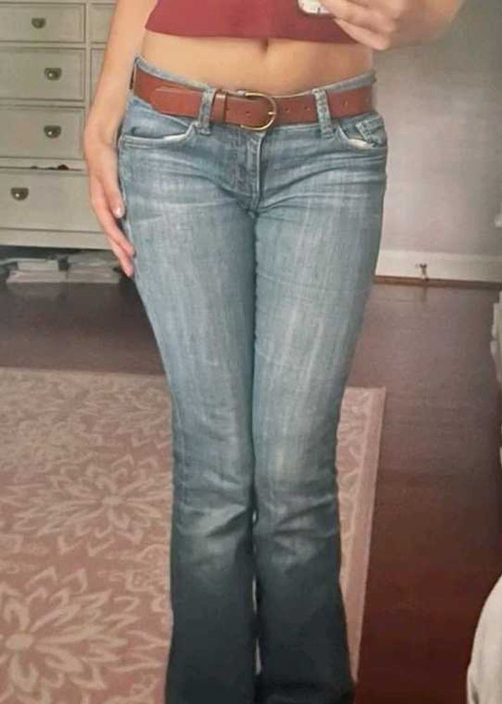 Pinterest Coquette Straight Fit Jeans