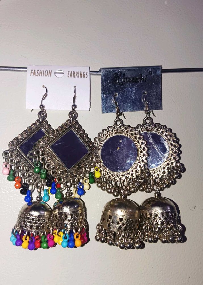 Boho Jhumka Earrings