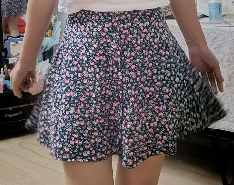 Floral Mini Skirt H&amp;M