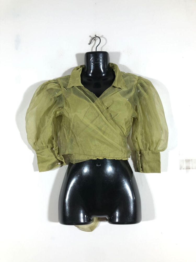 Wrap Around Mesh Top ✨