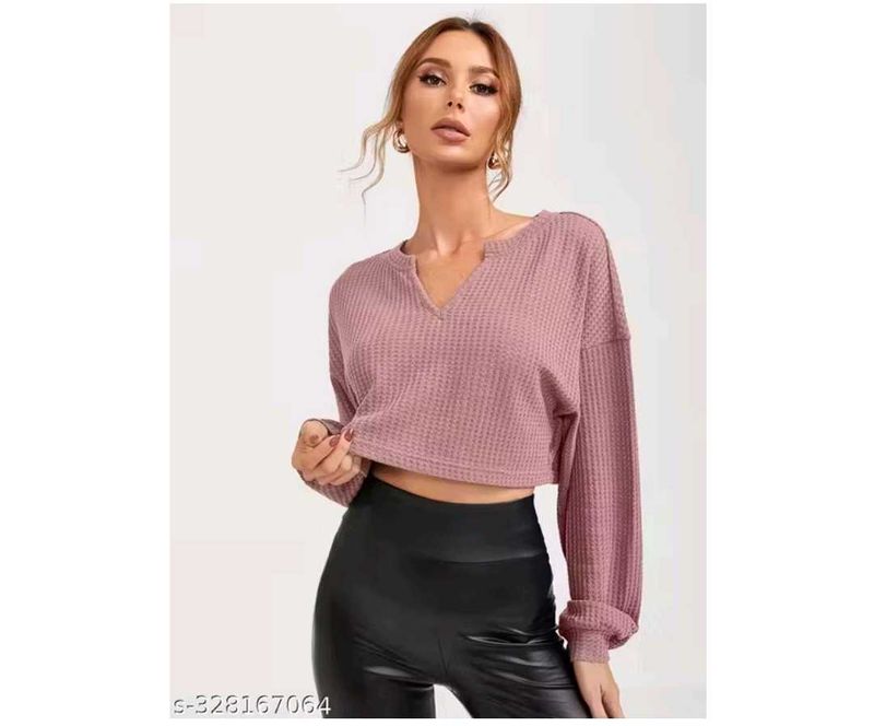 Mauve Cropped Top