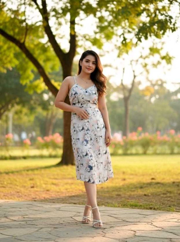 Floral Printed Summer Dress