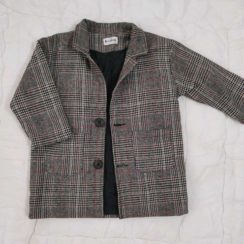 Plaid Blazer Jacket