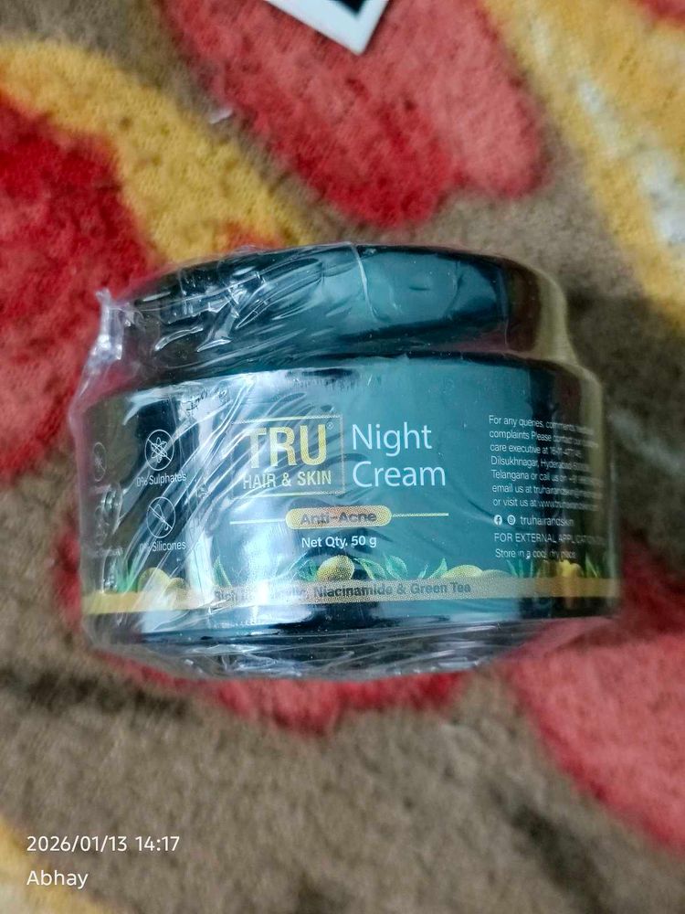 99 closet sale🔥TRU Night Cream With Free Gifts