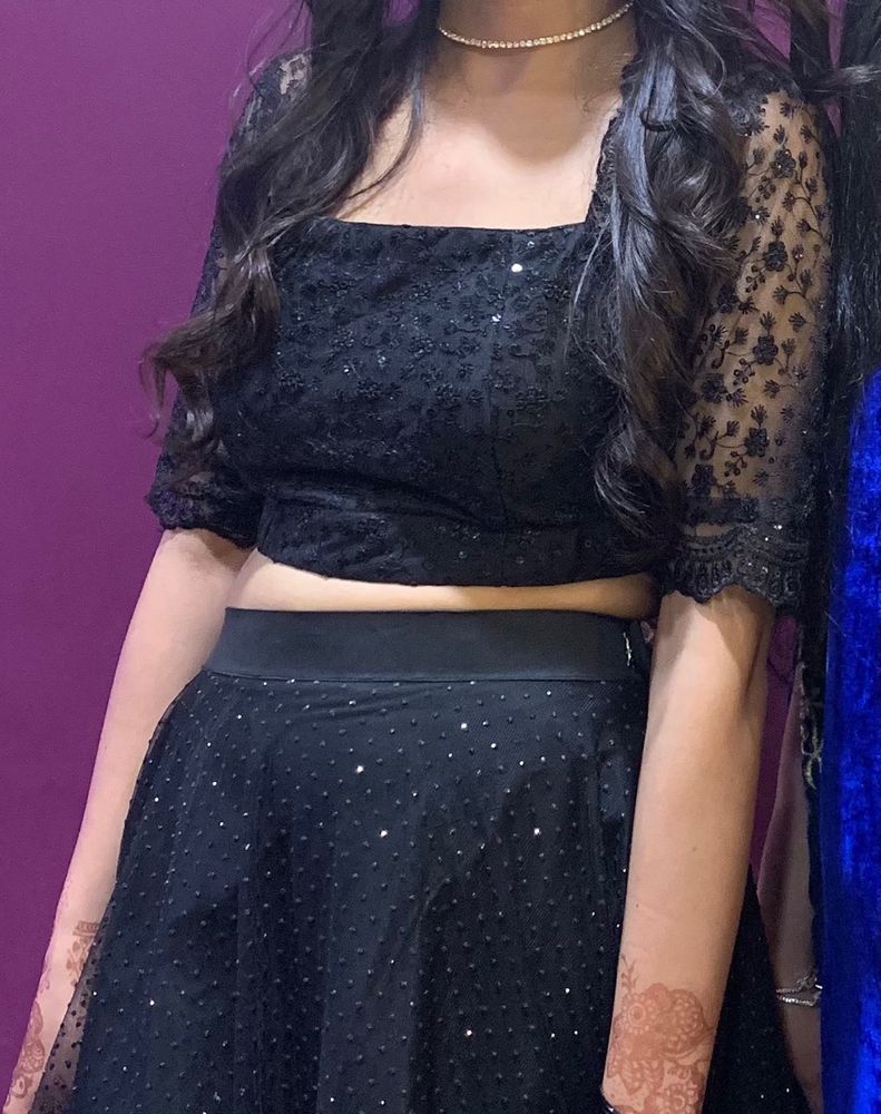 Black Colour Lehnga Choli