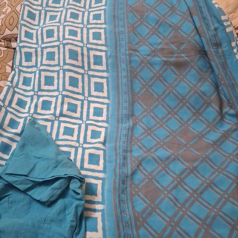 Geometric Print Designer Saree