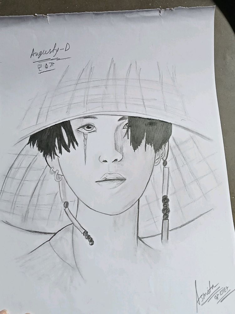 Sketch Of BTS Suga (August-D)