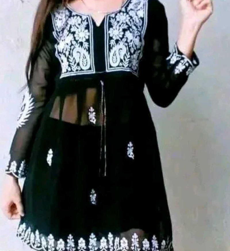 combo black and red kurti