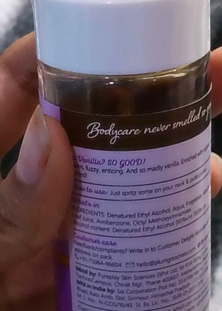 Plum BodyLovin&#39; Vanilla Vibes Body Mist