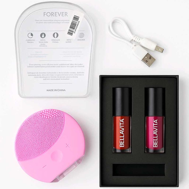 Massager &amp; Bella Vita Mini Lipstick Combo