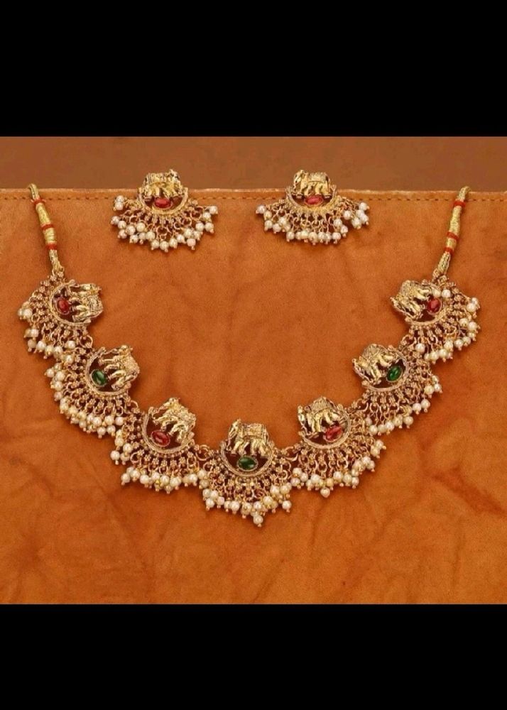 ❗️Temple Jewellery Set