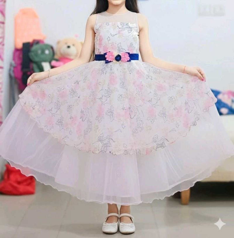 Elegant Girls' Party Dress