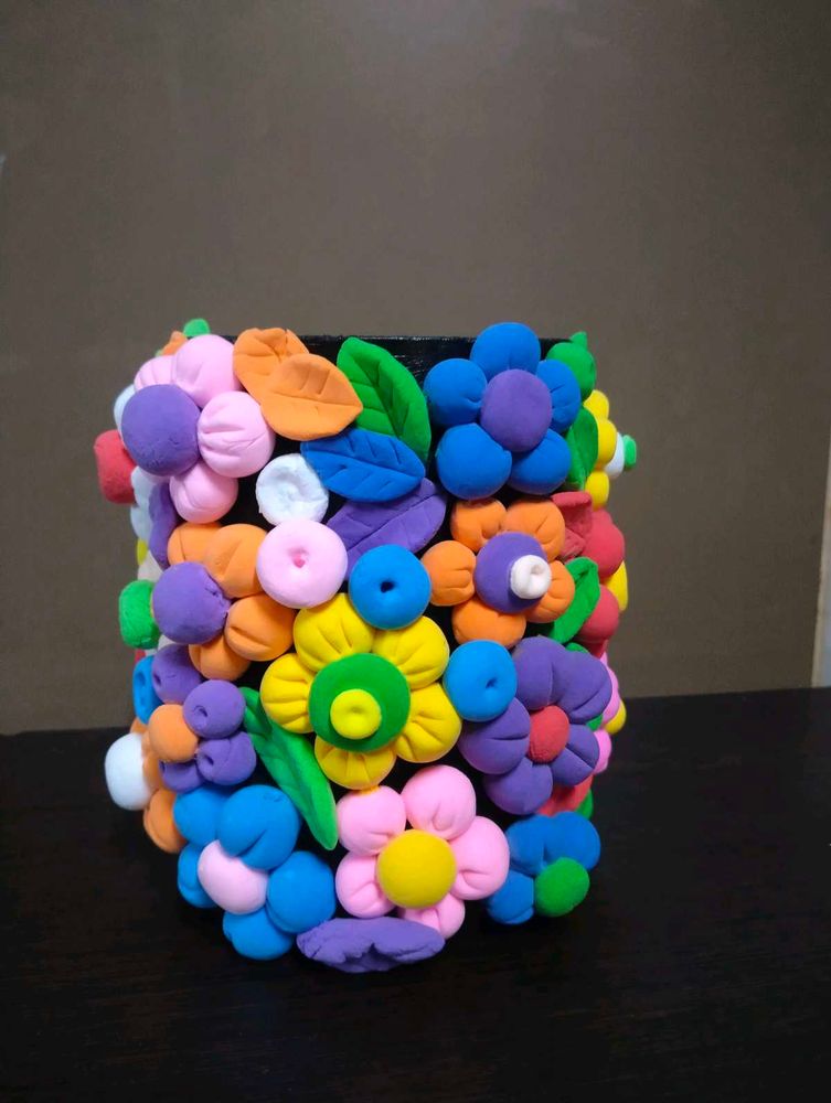 Floral Clay Decoration stand