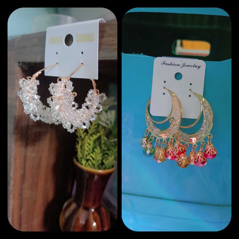 Combo Offer 📍Dazzling Crescent Drop Earrings