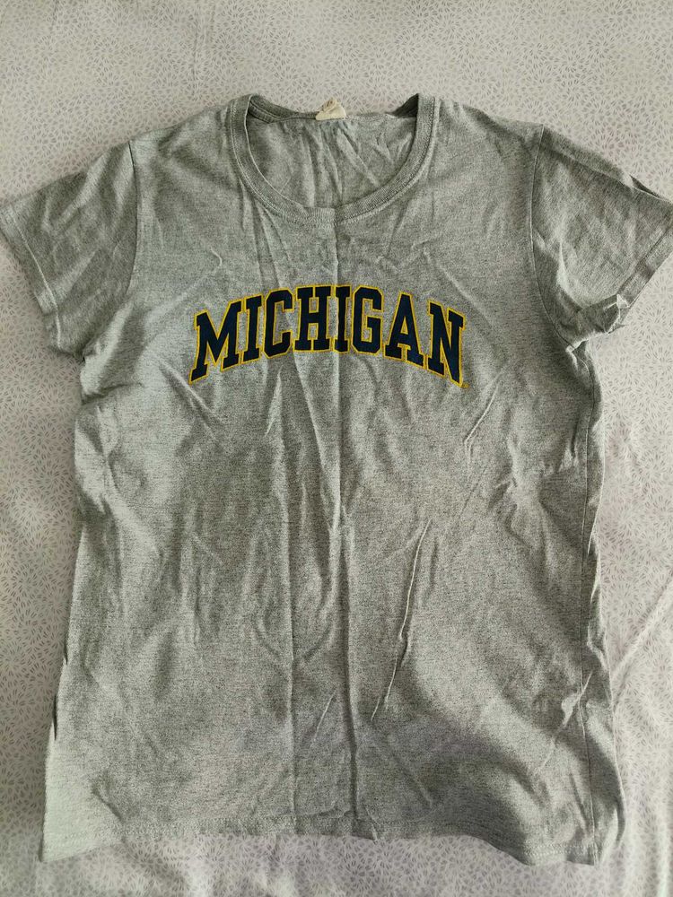 Michigan Grey Tshirt