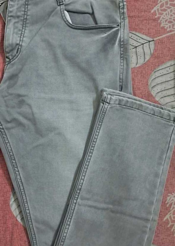 Stylish Grey Denim Jeans