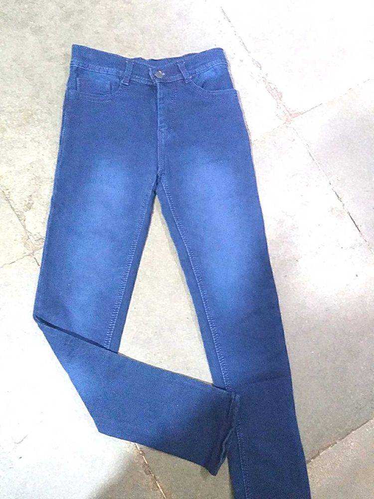 Dark Blue Denim Jeans