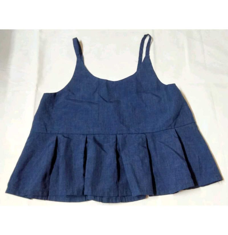 Cute Navy Blue Top